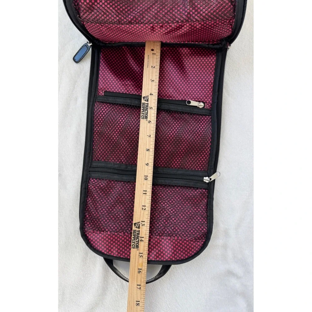 Caboodles Black Travel Make Up Cosmetic Case Toiletry Bag‎ Hanging Organizer